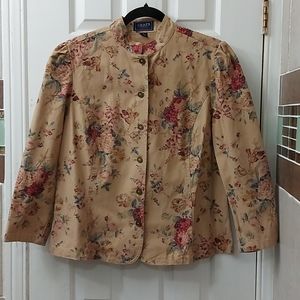 Chaps Denim Spring Jacket size Large